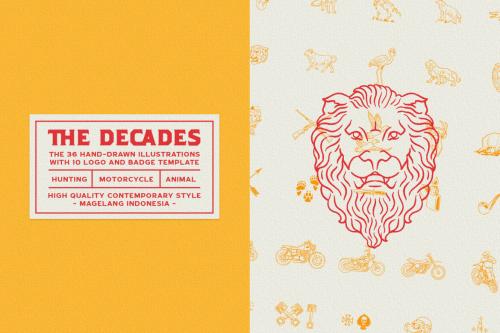 Deeezy - Decades - Illustration Logo & Badge