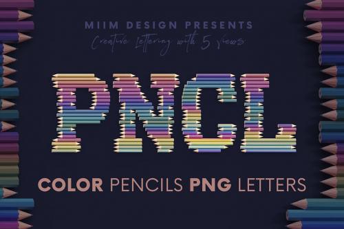 Deeezy - Color Pencils - 3D Lettering