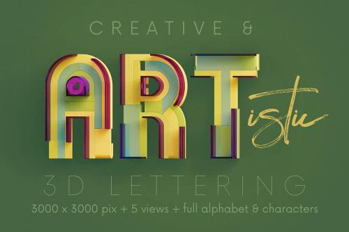 Deeezy - Colorful Plastic - 3D Lettering