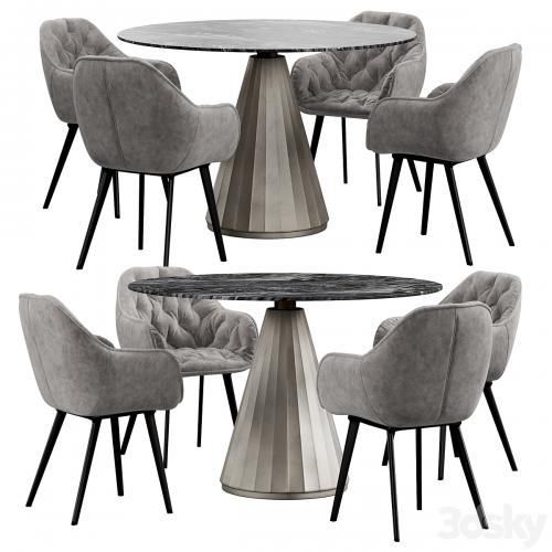 La forma & CB2 Paramount dining set