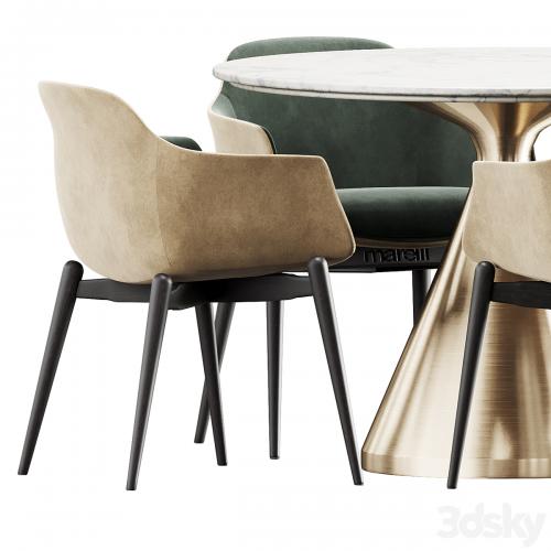 Marelli &amp; West elm Silhouette dining set