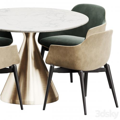 Marelli &amp; West elm Silhouette dining set