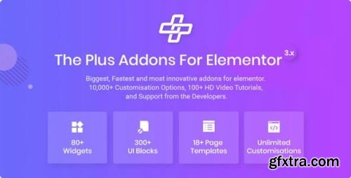 CodeCanyon - The Plus - Addon for Elementor Page Builder WordPress Plugin v5.3.1 - 22831875 - Nulled