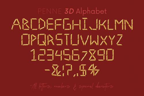 Deeezy - Penne Pasta - 3D Lettering