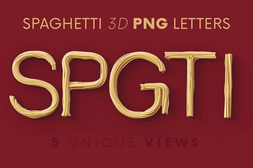 Deeezy - Spaghetti - 3D Lettering