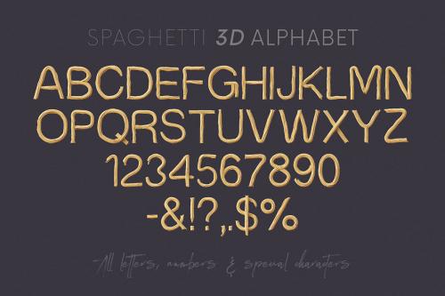 Deeezy - Spaghetti - 3D Lettering