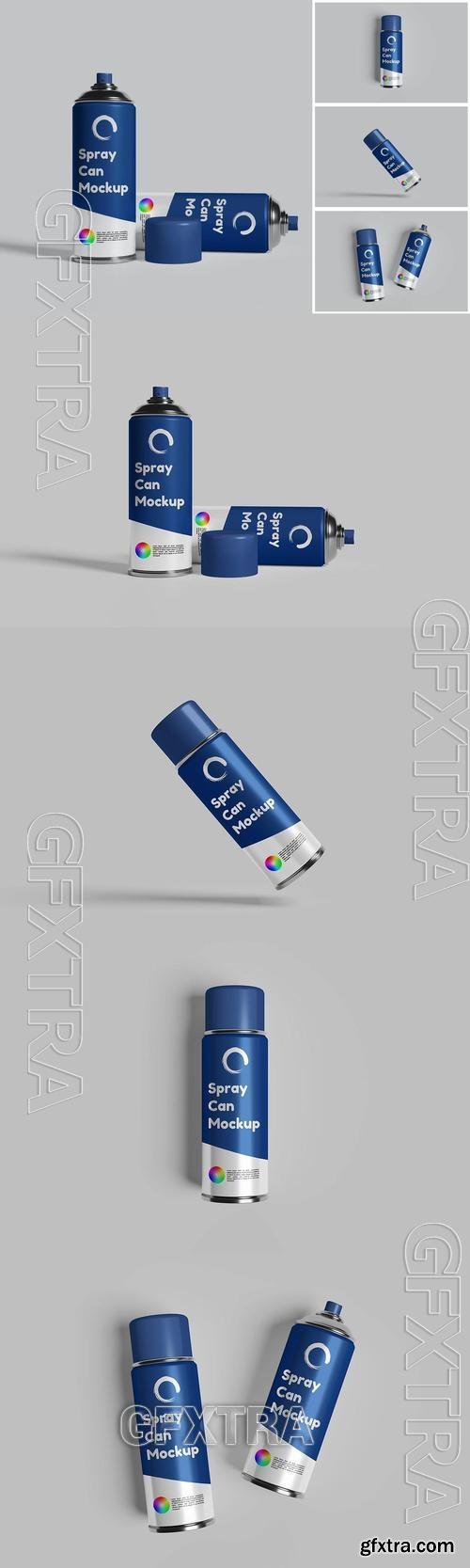 Spray Can Mockup MDVLBPZ