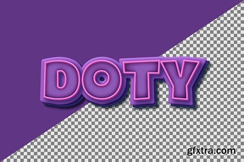 Doty Text Effect YLBMP7B