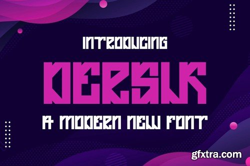 Dersuk Modern Font GCTNXVA