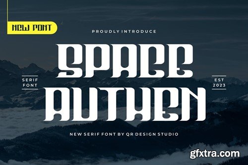 Space Authen - Serif Font JSVELHC