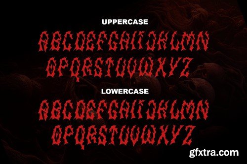 Fire Hell - death metal font FEW8TXQ