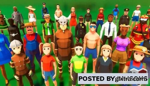 LowPoly Characters Pack v1.0