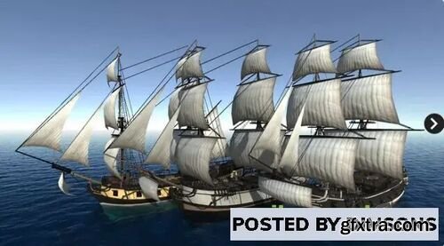 Low/Mid Poly Brig Ship Pack v1.1