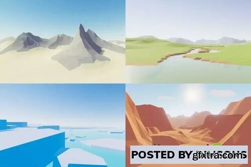 Low Poly Modular Terrain Pack v1.3.2