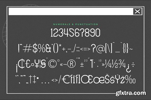 Glitchcraft Modern Display Typeface Font 6U55H5F