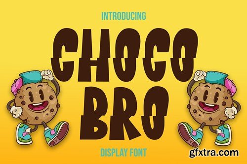 Choco Bro - Fun and Distorted font HGA4B6G