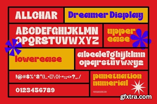 Dreamer - Psychedelia Display Font YQ55MNT