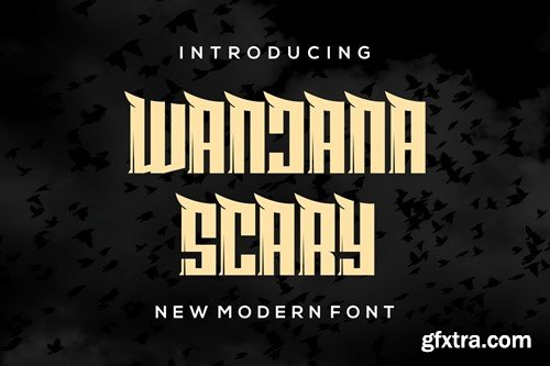 Wanjana Scary Font Z4AG5KR