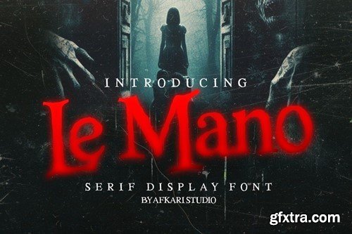 Le Mano - Unique Serif Display Font AKXZQ32