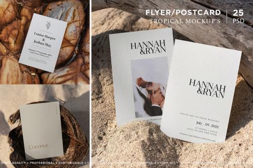 Deeezy - Flyer/Postcard Tropical Mockups