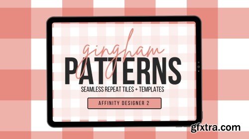 Create Gingham Seamless Repeat Tiles + Templates in Affinity Designer 2