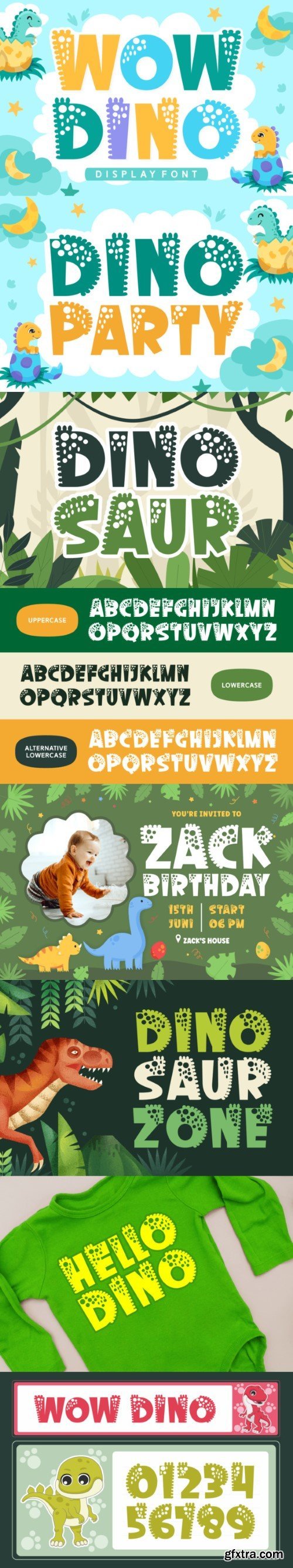 Wow Dino Font