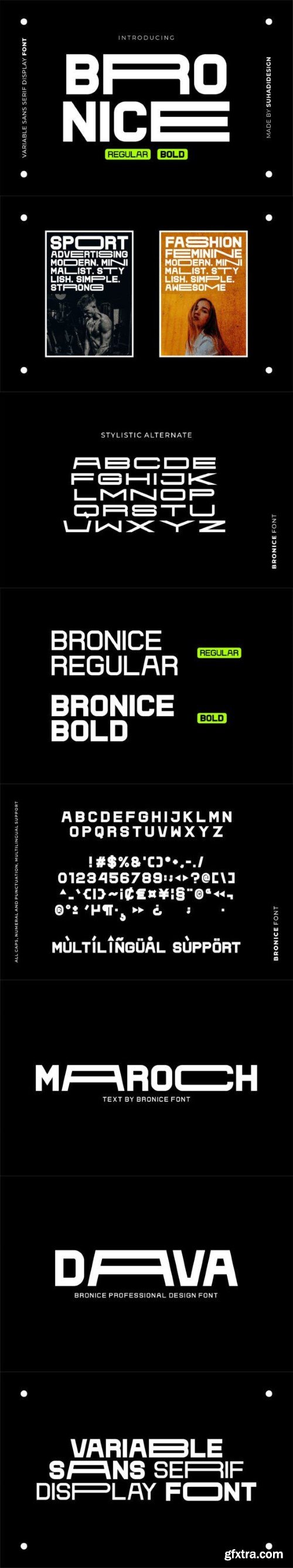 Bronice Font