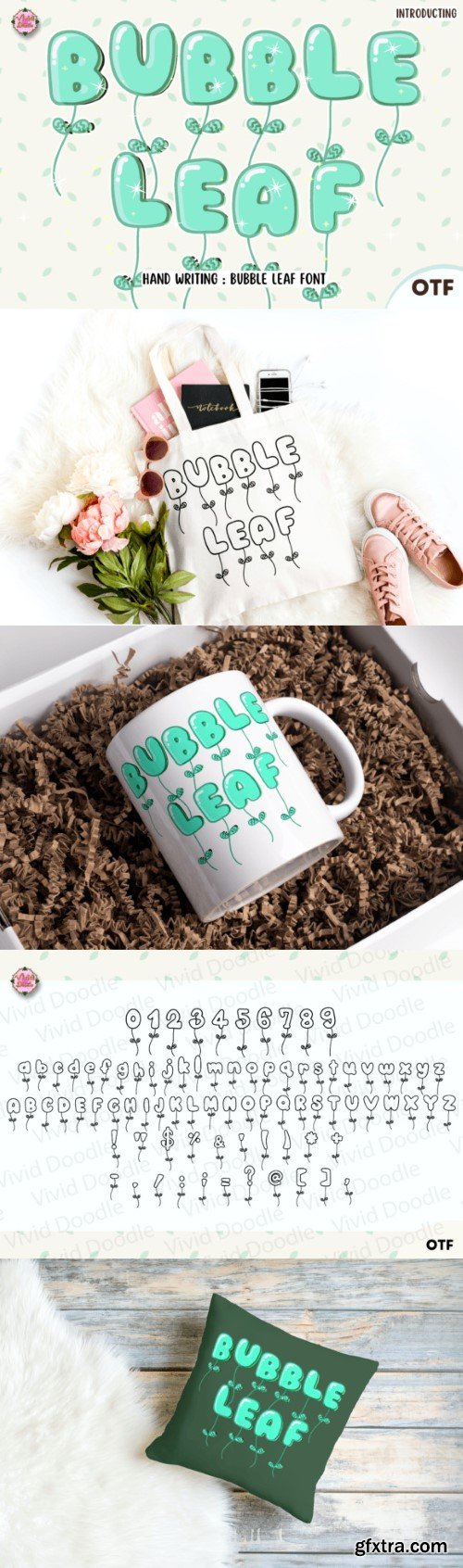 Bubble Leaf Font