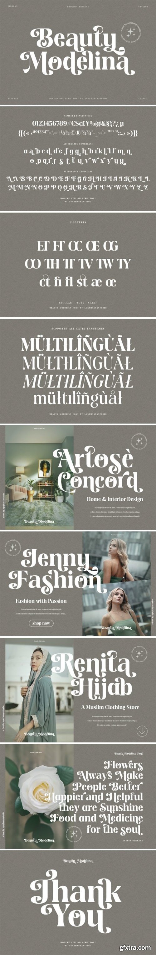 Beauty Modelina Font