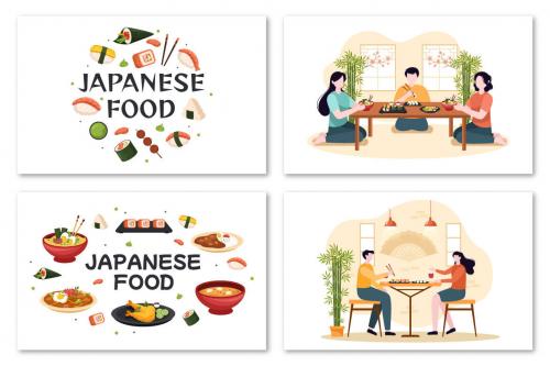 Deeezy - 15 Japanese Food Illustration