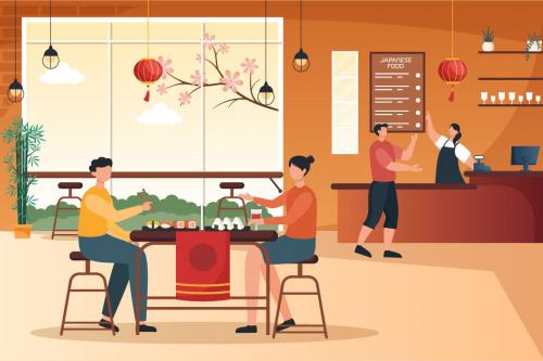 Deeezy - 15 Japanese Food Illustration