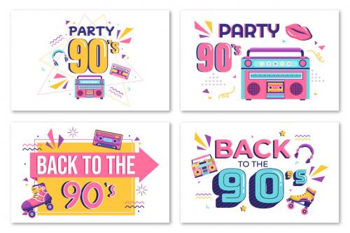 Deeezy - 90s Retro Party Illustration