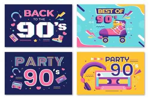 Deeezy - 90s Retro Party Illustration