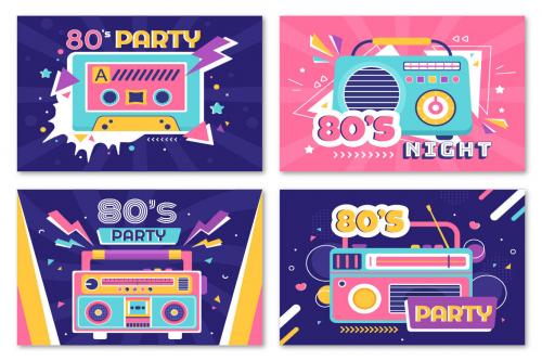 Deeezy - 80s Disco Party Illustration