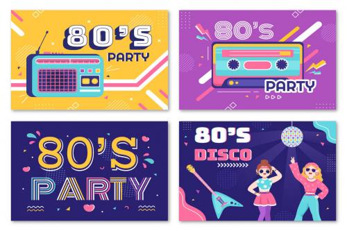 Deeezy - 80s Disco Party Illustration