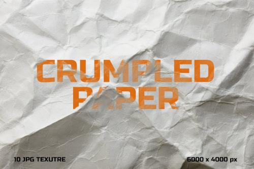 White Crumpled Paper