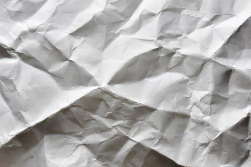 White Crumpled Paper