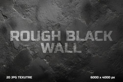 Rough Black Wall Texture