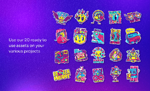Groovy Stickers Pack Vol.2