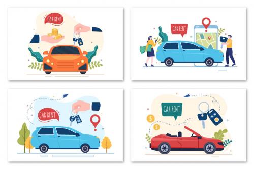 Deeezy - 15 Car Rental Illustration