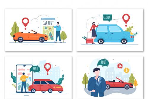 Deeezy - 15 Car Rental Illustration