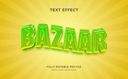 Bazaar Text Effect