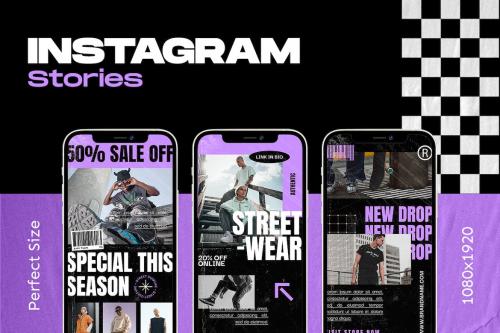 Roneo Streetwear Instagram Template