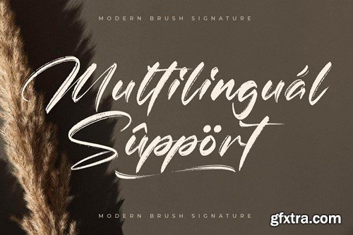 Brightton Puredis Modern Brush Signature Font JUMY8B3