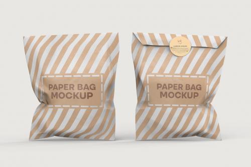 Deeezy - Paper Craft Festival Gift Paper Bag Mockup