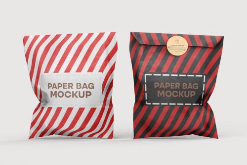 Deeezy - Paper Craft Festival Gift Paper Bag Mockup