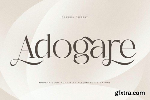 Adogare Modern Serif Font 7PYP6QW