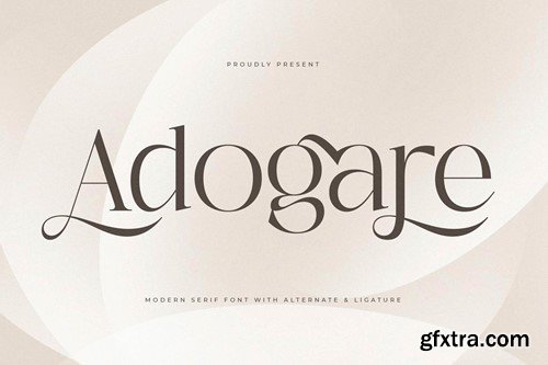 Adogare Modern Serif Font 7PYP6QW