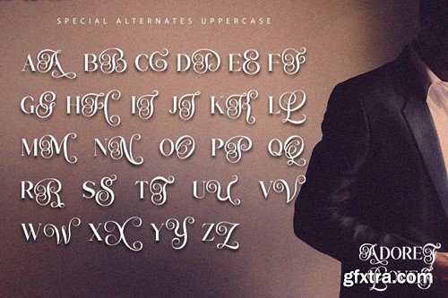 Adoret Loves - Luxury Modern Font JBMJUXG