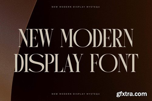 Mystequ New Modern Display Font 7RHWD4P